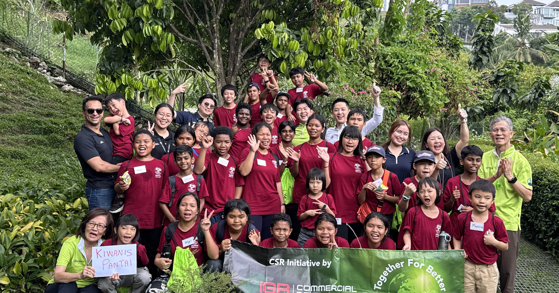 Visit to Kebun Bangsar on 24 March 2026 with children from Hiichikok Foundation sponsored by Lovns Cafe