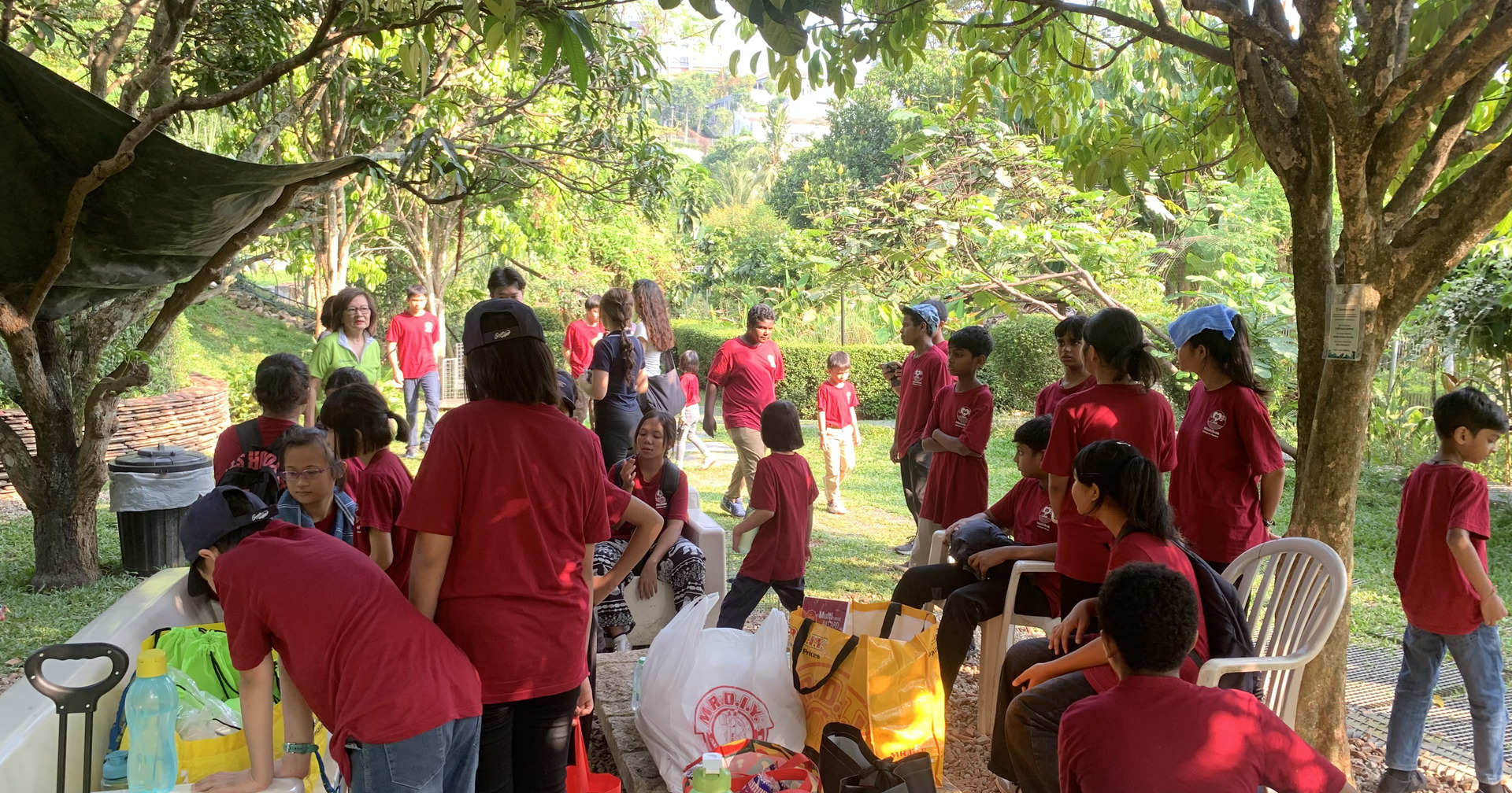 Visit to Kebun Bangsar on 24 March 2026 with children from Hiichikok Foundation sponsored by Lovns Cafe